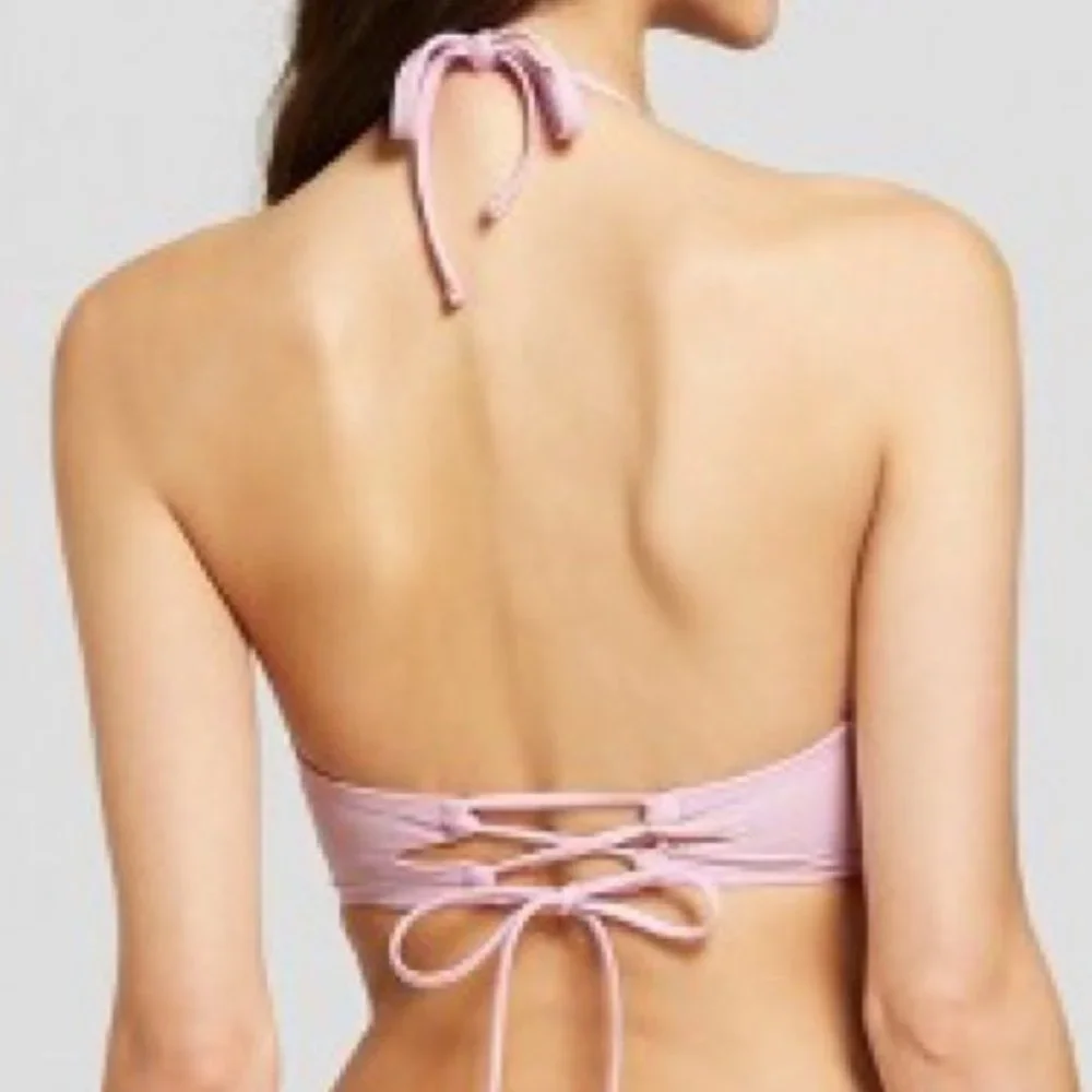 Xhilaration Lilac Ruffle Bikini Top